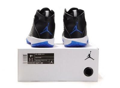 cheap air jordan 2011 black / white / blue